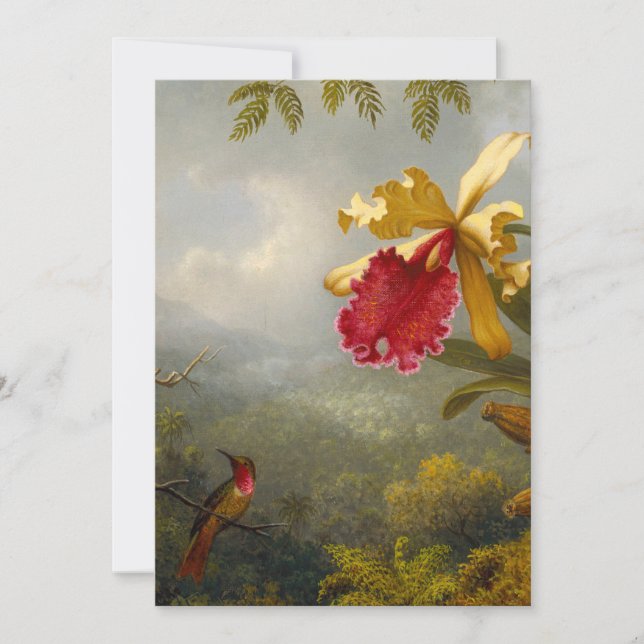 Reserve A Data Orquídeas e Hummingbird (Frente)