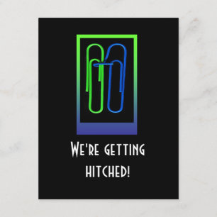 Reserve A Data os grampos de papel salvar a data