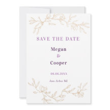 Ouro Branches Casamento Design Lavander