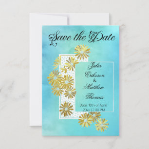 Reserve A Data Ouro Daisy Dream Elegance Romance Vintage Chic