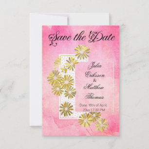 Reserve A Data Ouro Daisy Dream Elegance Romance Vintage Chic