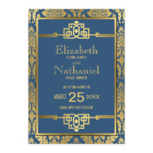 Ouro Romance 1920 Art Deco Salvar a Data