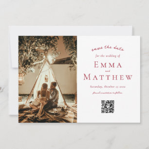 Reserve A Data Padrão de Azulejo vermelho árabe fotográfico com Q