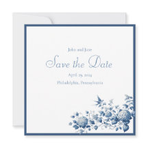 Padrão de Chinoiserie Azul e Branco