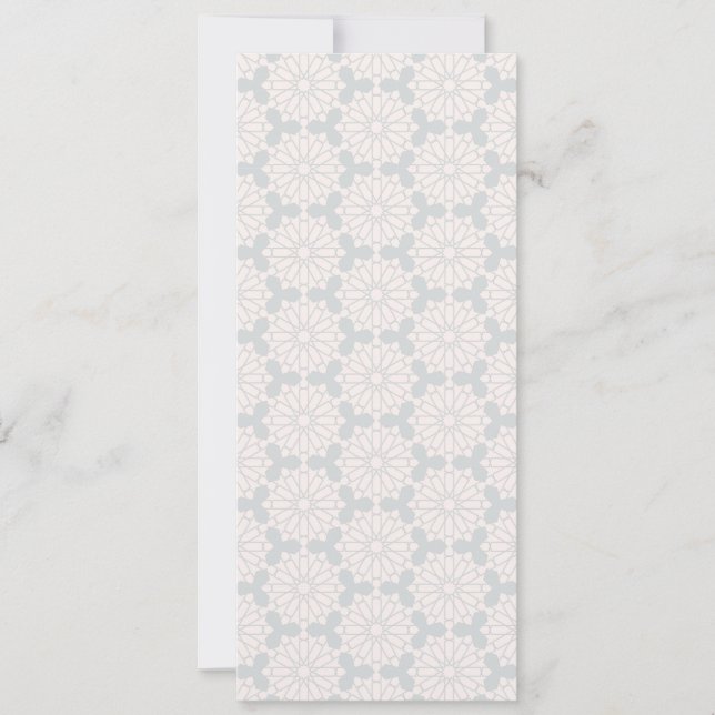 Reserve A Data Padrão Geométrico Islâmico (Frente)