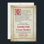 Reserve A Data Página do Storybook | Fairytale Vintage Salvar a D<br><div class="desc">Esta bela salvação da data é projetada como uma página de um livro de histórias,  impresso como papel vestido com bordas foxas. Uma única salvação da data para o casal adorável de fantasia não convencional.</div>