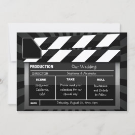 Reserve A Data Painel de Clap de Filme Personalizado Hollywood Sa