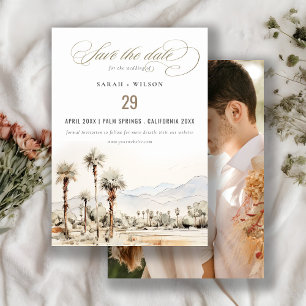 Reserve A Data Palm Primavera California Watercolor Photo