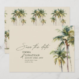 Reserve A Data Palm Tree Destination Elegant Coastal Wedding