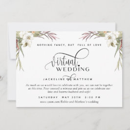 Reserve A Data Palma Tropical de Casamento Virtual Online Deixa F