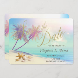 Reserve A Data Palms Beach Seashells Casamento Salvar A Data