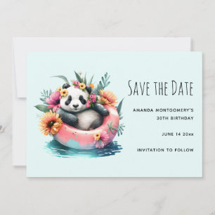 Reserve A Data Panda Fofo Relaxando em um Tubo Interno