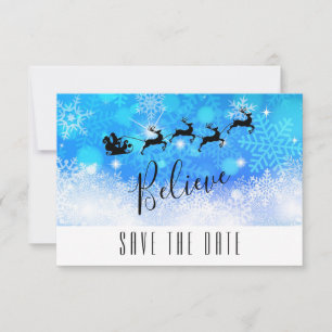 Reserve A Data Papai Noel e sua Reindeer Voadora - Acredite