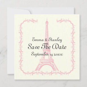 Reserve A Data Paris, cor-de-rosa-casamento Torre Eiffel Salve a