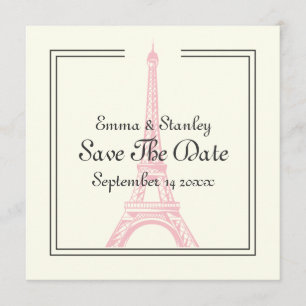 Reserve A Data Paris que wedding economias cor-de-rosa da torre