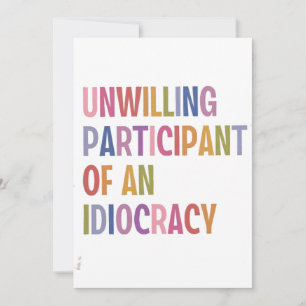 Reserve A Data Participante não-disposto de um Anti-Trump da Idio