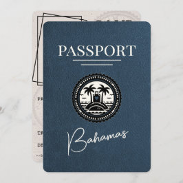 Reserve A Data Passaporte Azul marinho Bahamas Exceto Data