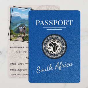 Reserve A Data Passaporte Azul Real da África do Sul