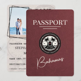 Reserve A Data Passaporte Bahamas Burgundy Salvar Data