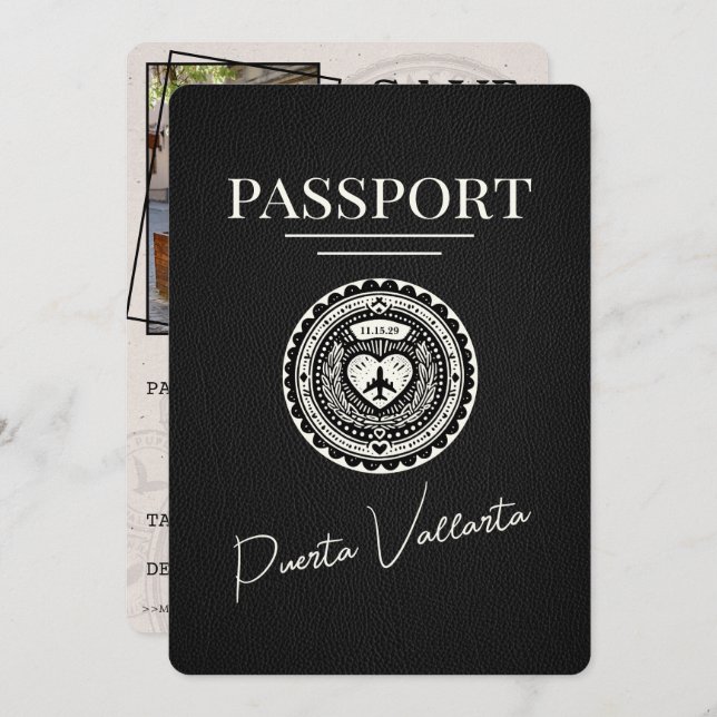 Reserve A Data Passaporte Black Puerta Vallarta (Frente/Verso)