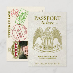 Reserve A Data Passaporte Branco para o Casamento de Destino Dive