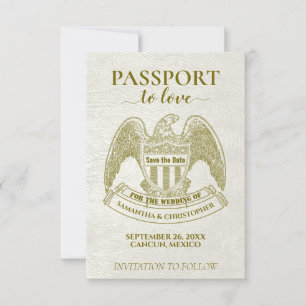 Reserve A Data Passaporte Branco para o Casamento de Destino Dive