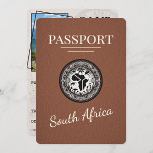 Reserve A Data Passaporte Brown para a África do Sul