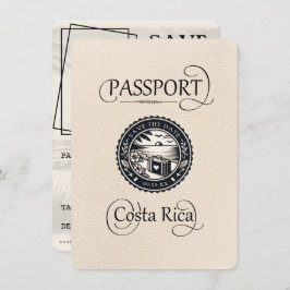 Reserve A Data Passaporte Costa Rica para a Costa Rica