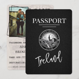 Reserve A Data Passaporte Da Irlanda Negra Salvar A Data