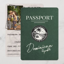 Reserve A Data Passaporte da República Dominicana Verde
