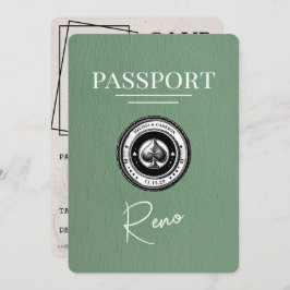 Reserve A Data Passaporte de Renovação Verde Sage Save The Date