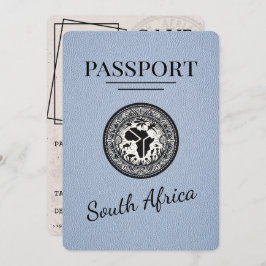 Reserve A Data Passaporte Dusty Blue África do Sul