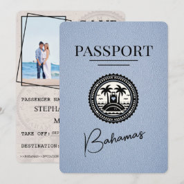 Reserve A Data Passaporte Dusty Blue Bahamas Salvar Data