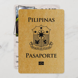 Reserve A Data Passaporte Filipinas Dourado, exceto a data