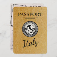 Passaporte italiano Dourado