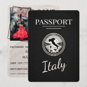 Reserve A Data Passaporte Italiano Preto