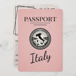 Reserve A Data Passaporte italiano rosa