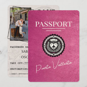 Reserve A Data Passaporte Magenta Pink Puerta Vallarta