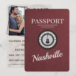 Reserve A Data Passaporte Nashville Da Light Burgundy Salvar A Da