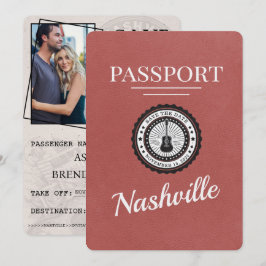 Reserve A Data Passaporte Nashville Da Light Burgundy Salvar A Da