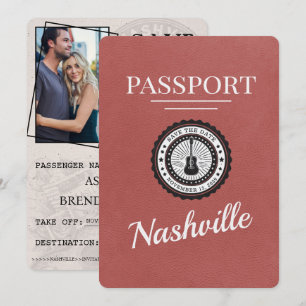 Reserve A Data Passaporte Nashville Da Light Burgundy Salvar A Da
