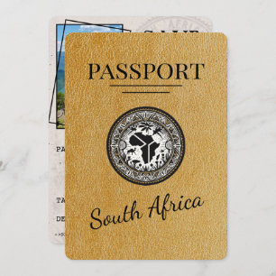 Reserve A Data Passaporte para a África do Sul Dourada