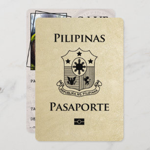 Reserve A Data Passaporte para Champagne Filipinas Salvar a Data
