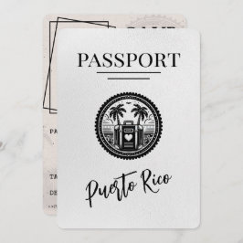 Reserve A Data Passaporte Porto Rico Branco