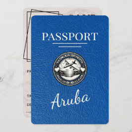 Reserve A Data Passaporte Real Azul Aruba Salvar A Data