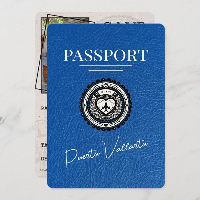 Reserve A Data Passaporte Real Blue Puerta Vallarta (Frente/Verso)