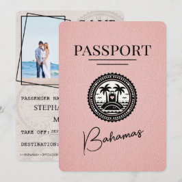 Reserve A Data Passaporte Rosa Bahamas, Salvar A Data