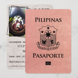 Reserve A Data Passaporte Rosa Dourado nas Filipinas, exceto a da