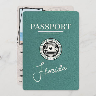 Reserve A Data Passaporte Turquoise Flórida Salve A Data