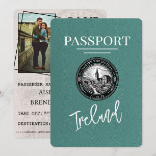 Reserve A Data Passaporte Turquoise Irlanda Exceto Data